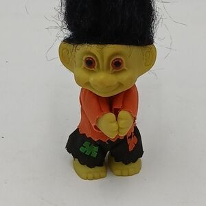 Vintage 90's Troll Doll 5” Frankenstein  Halloween Russ  18503
